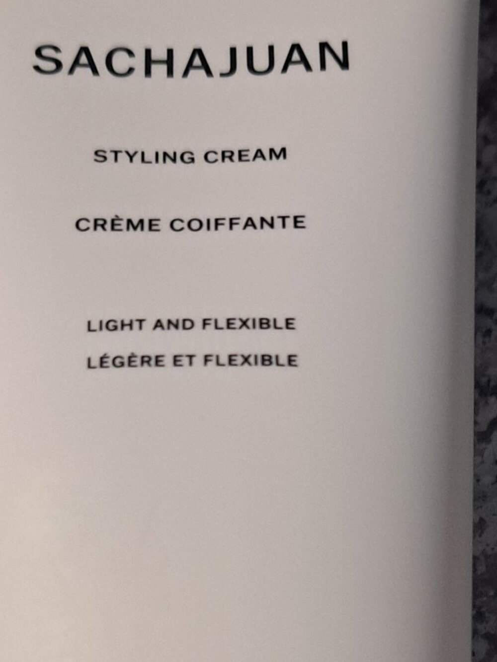 SACHAJUAN STYLING CREAM, LIGHT AND FLEXIBLE